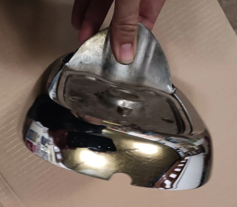 52 53 54 55 Nash luz trasera bisel muy bonito cromo ¿NUEVO? Statesman Ambassador Foto 3 de 4