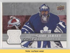 2008-09 Upper Deck UD Game Jersey Series 1 Andrew Raycroft #GJ-RA READ 7ci