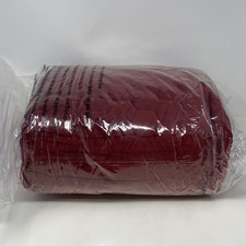 Tribeca Living Lugano Velvet Quilt Set Queen Oversized Burgundy