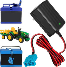 12V Battery Charger for 12V Peg-Perego Battery John Deere Ground Force Tractor J