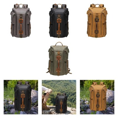 Canvas  Rucksack für Männer wasserdichte Computertasche für Geschäfte im