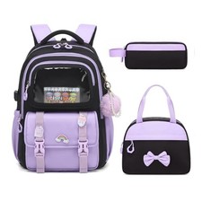 Girls Backpack, Kawaii Kids Backpacks for Girls Multiple Pockets School Bookb...