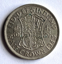 1943 George VI Half Crown Coin -High grade. Silver 0.500 S306