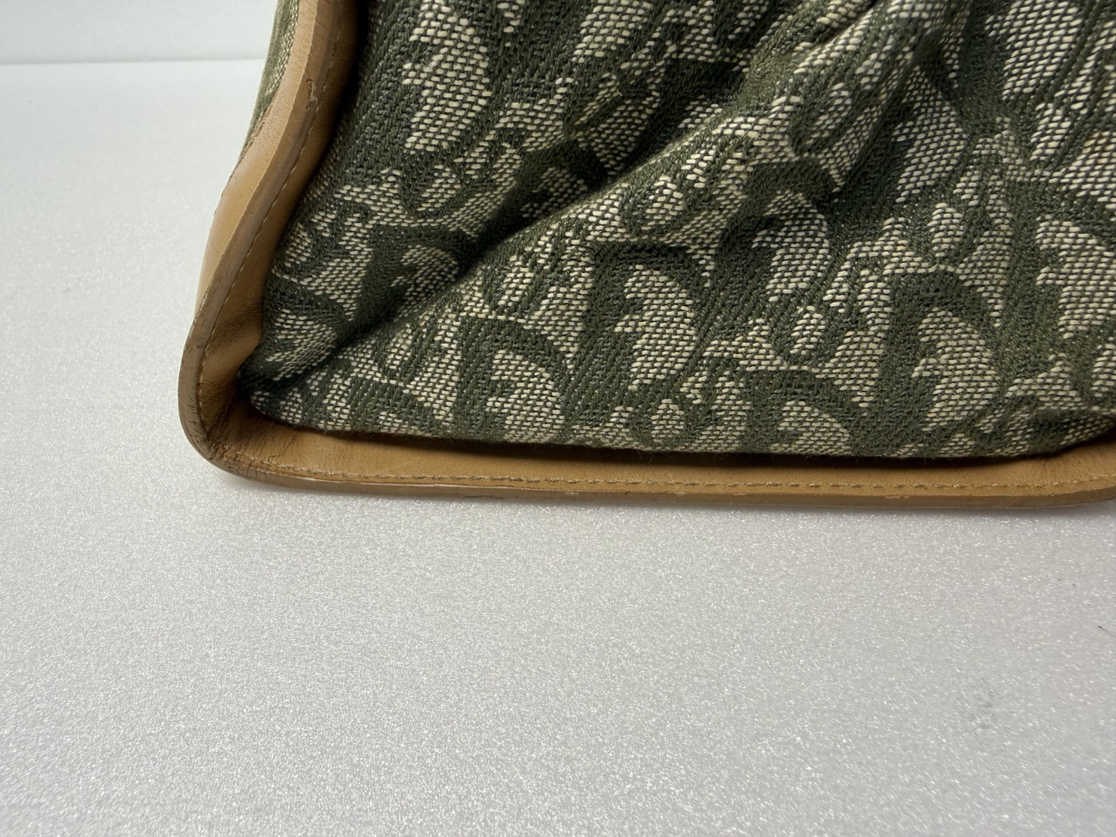 Christian Dior Handbag Tote Bag Trotter Canva Vintage Authentic thumbnail 10