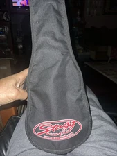 Stagg Ukulele Acoustic Painted Frog Signed Lily Cloud W/Soft Case.