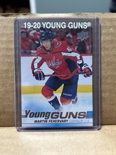 2019-20 UD Series 1 Young Guns Martin Fehervary # 236 Washington Capitals