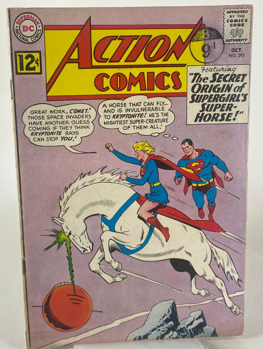 Action Comics #293 1962  Origin of Comet the Super-Horse!