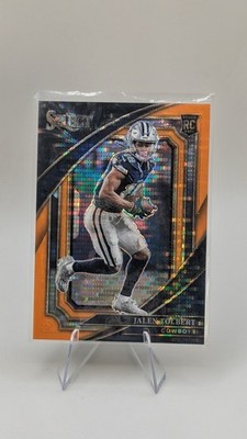 2022 Panini Select Suite Level Jalen Tolbert #303 Orange Pulsar Prizm /7 RC SSP