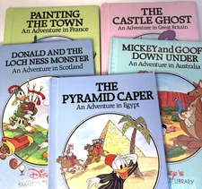 5 Disney's Small World Library - France, Scotland, Egypt, Australia & Great Brit