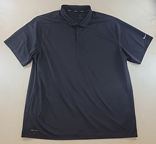 Nike Golf Dri-fit Black Polo Mens 3XL