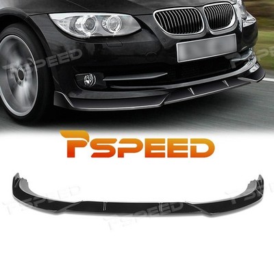 Gloss Black Front Bumper Splitter Lip Chin For 11-13 BMW E92 E93 3 series Coupe