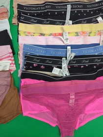 NWT Victoria Secret VS Pink Panty Lot of 50 Size Large Wholesale Resale Styles