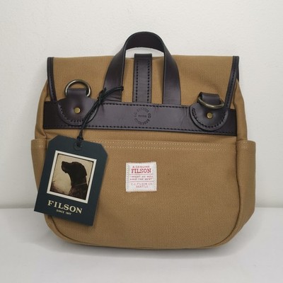 Filson Small Rugged Twill Field Bag Tan / Brass $450 | eBay