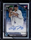 2024 Bowman Draft Trey Yesavage Chrome Auto Refractor 1st #179/499