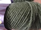 Lot 3 Vtg skeins LOVE KNIT 4 Ply worsted weight yarn-100% acrylic-Olive Green — photo 2