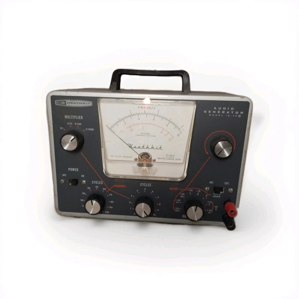 Heathkit Sinus Generator IG - 72 Röhren Audiosignal Generator mit Anleitung  - Bild 2 von 4