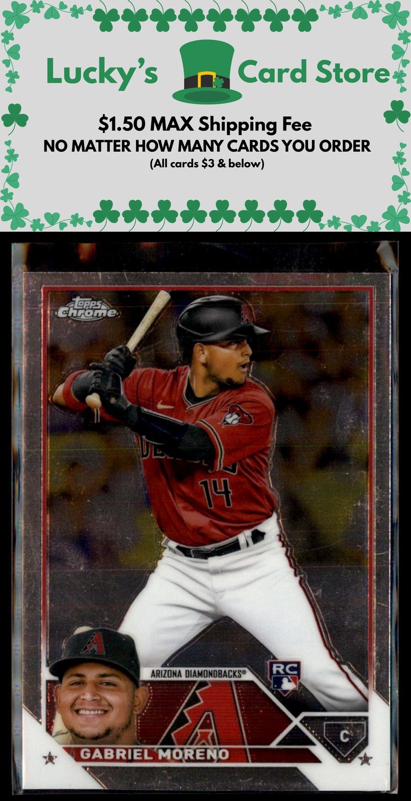 2023 Topps Chrome #189 Gabriel Moreno Rookie