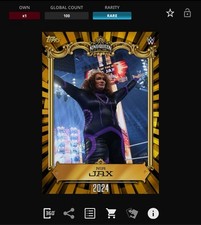 DIGITAL Topps WWE Slam 25 - CORONATION CLASS Gold - NIA JAX