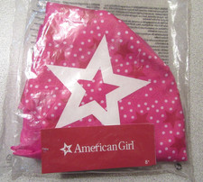 American Girl 2-Doll Tote Bag Pink Stars, Dots, White Star Holds 2 Dolls - NRFB