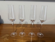 Champagne Prosecco Flute Set of 4 Clear Glass Never Been Used Perfect Condition