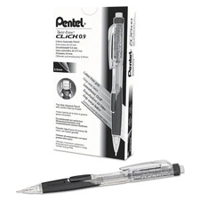 Pentel® Twist-Erase CLICK Mechanical Pencil, 0.9 mm, Black Barrel