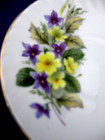 Vintage Royal Dover Tea Cup & Saucer Yellow & Purple Flowers -Bone China England — photo 7