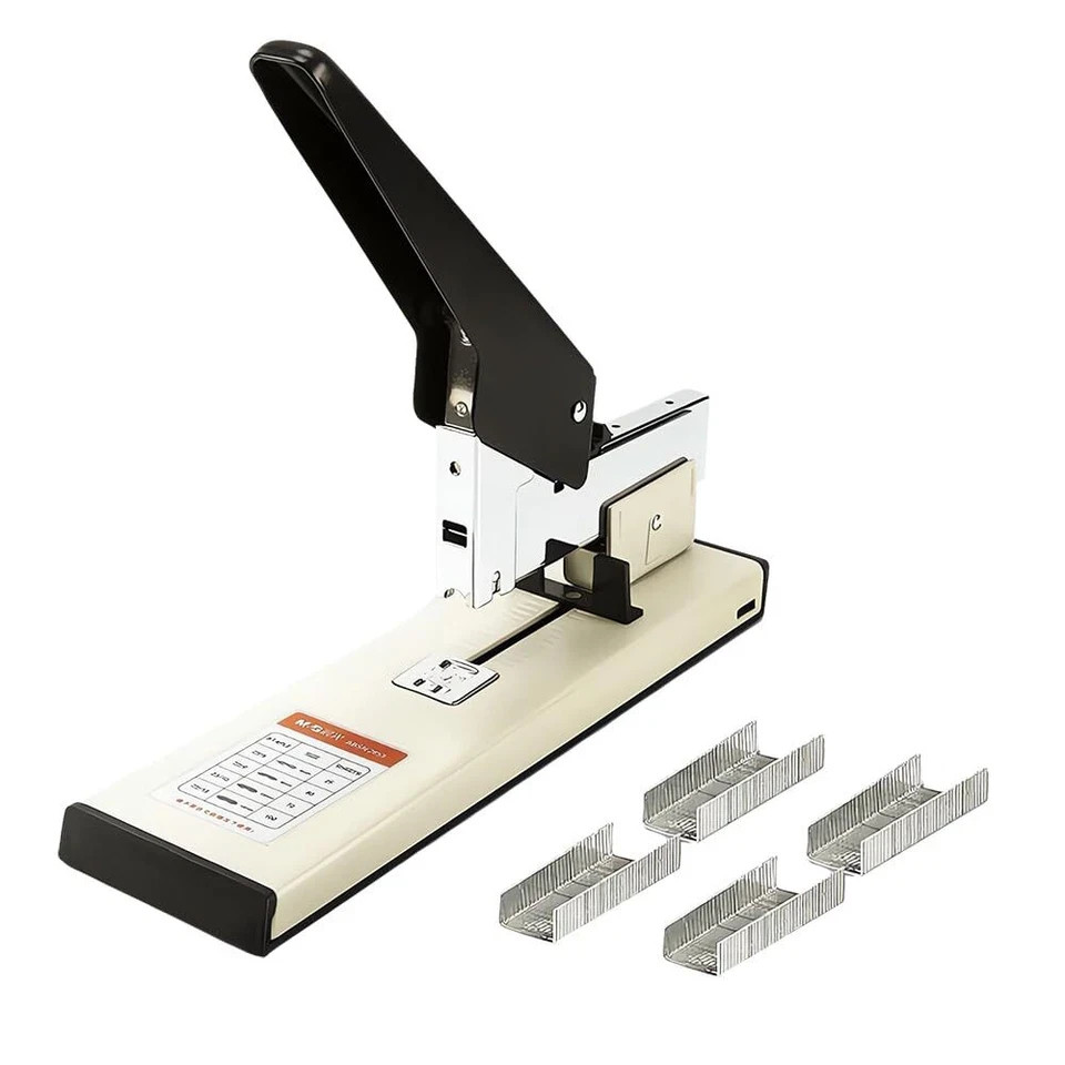 Heavy Duty Stapler with 1000 Staples, 100 Sheet High Capacit