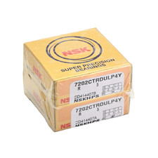 lot-of-2x-nsk-7202ctrdulp4y-super-precision-angular-contact-bearing-153511mm