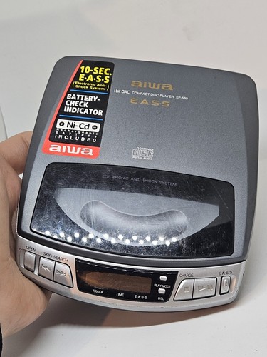 Lettore Compact Disc AIWA XP-560 - Vintage - XP 560 - Testato - Lettore CD - Foto 3 di 13