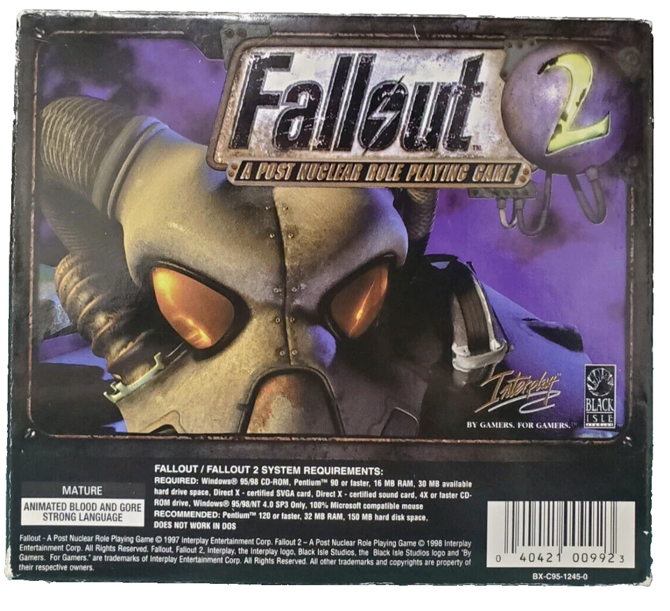 Fallout/Fallout 2 Dual Jewel (PC, 2001) - BRAND NEW - FACTORY SEALED! FREE SHIP - Image 2 of 4