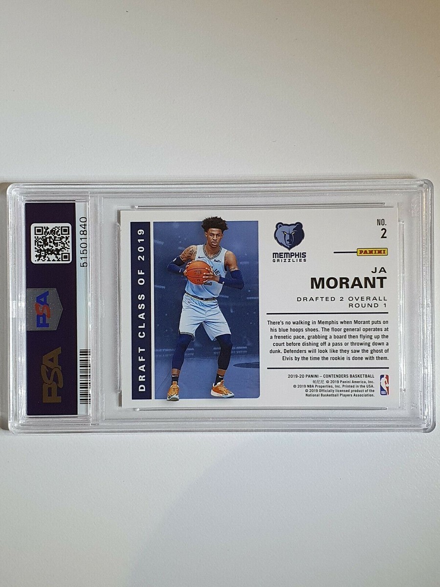 その他 2019 Panini Contenders JA MORANT #2 2019 Panini Contenders Ja Morant Rookie #2 Draft Class - PSA 9 | eBay