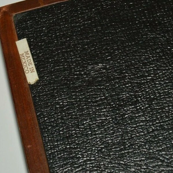 Caja de almacenamiento álbum de fotos vintage blanca de seis peniques para regalo de boda RARO Foto 3 de 4