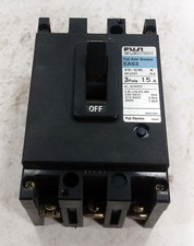 1 USED FUJI ELECTRIC EA53 AUTO BREAKER 15AMP MAKE OFFER
