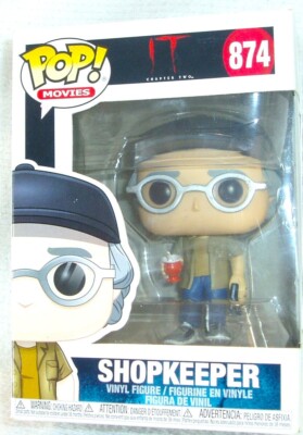 NIB FUNKO POP! MOVIES VINYL #874 IT CHAPTER TWO SHOEKEEPER FIGURINE