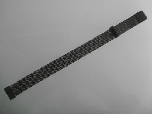 Milanaise Uhrband 14 mm Magnetverschluss Edelstahl schwarz Quick Release - Bild 2 von 4