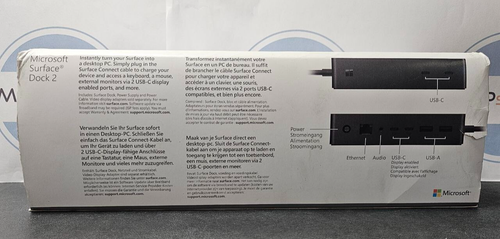 Microsoft Surface Dock 2 – Docking Station USB-C 199W per Surface - Photo 13/16
