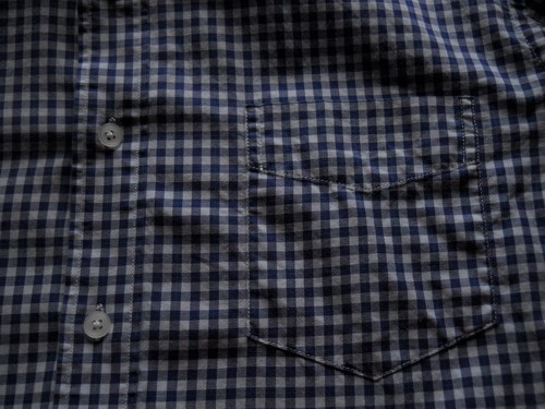 Mens S Combatant 100% Cotton Blue Plaid Button Down Long Sleeve Shirt Chest 44" - Picture 4 of 9