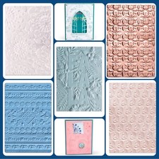 Sizzix Embossing Folders: 3-D Textured Impressions  Impresslits - New- U Choose