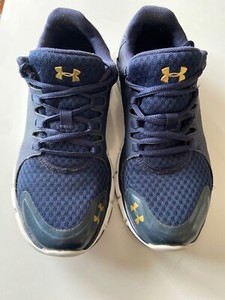 navy blue under armour shoes women's
