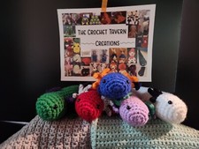 New Handmade Crochet Axolotl 5  Plush - Pick Your Color 