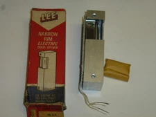 NOS! LEE NARROW RIM ELECTRIC DOOR OPENER, 8-16 VAC, #3/6, ALUMINUM