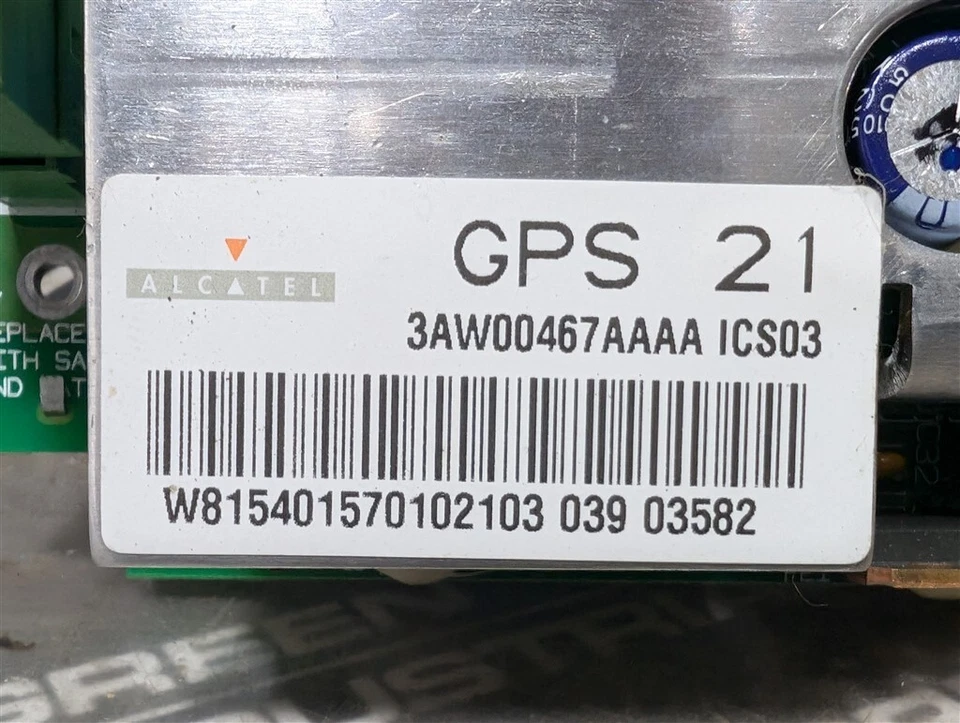 Conjunto de fuente de alimentación GPS 21 USADO Modicon / Alcatel 3AW00467AAAA ICS03 Foto 2 de 4