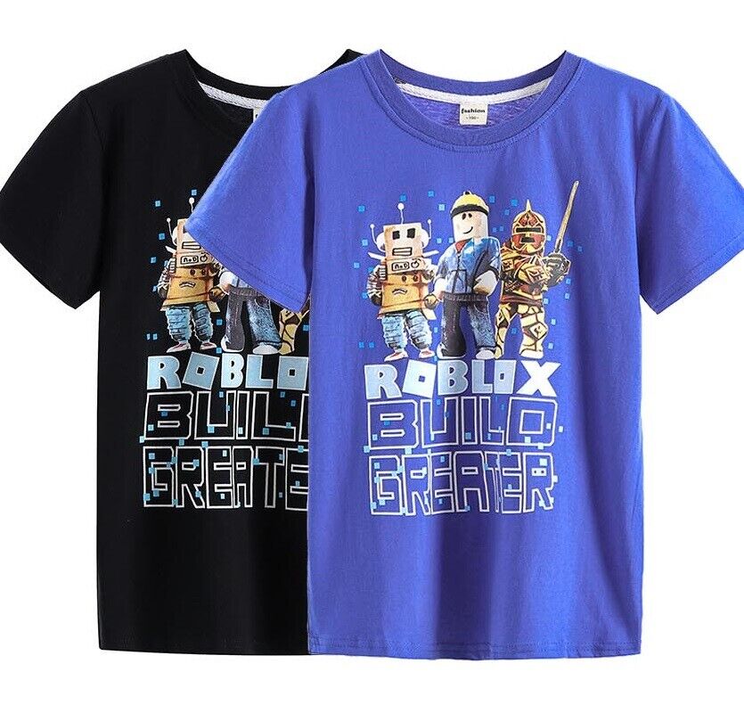 Roblox Build Greater Boys Girls Unisex Kid's T Shirt 100% Cotton AU Shop