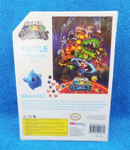 SUPER MARIO GALAXY 550 Piece Collector’s Puzzle New Sealed - Offical Nintendo - Picture 2 of 3