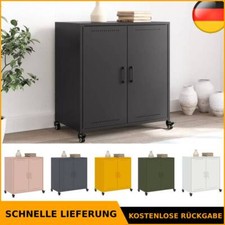 Sideboard Kommode Anrichte Schrank Beistellschrank Kaltgewalzter Stahl vidaXL