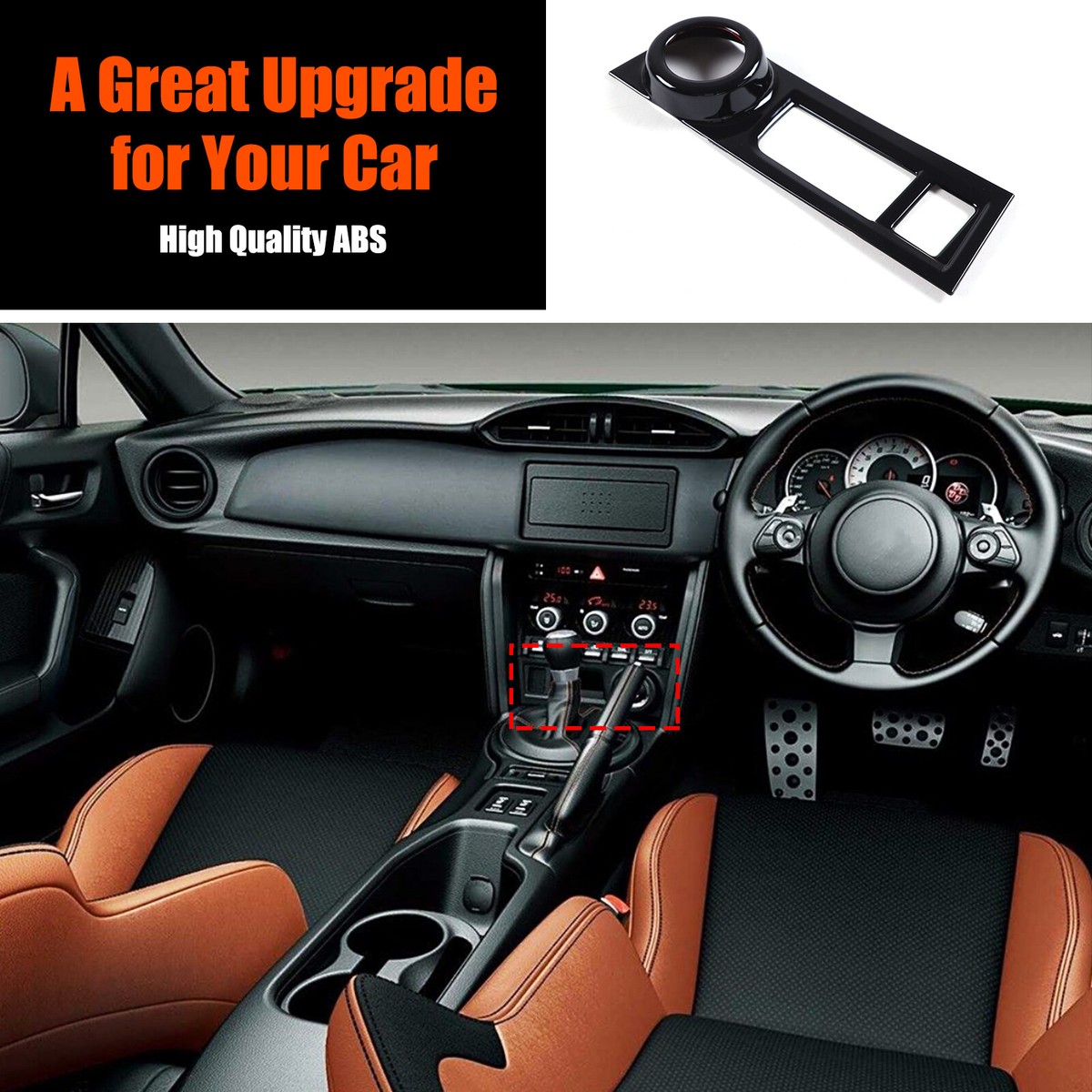 RHD Push Button Start Decor Frame For Subaru BRZ Toyota 86 Scion