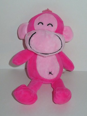 pink monkey stuffed animal