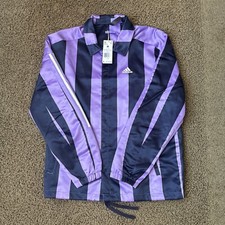 Adidas Sportswear Satin Coaches Multi Sport Jacket Mens M Purple IB8392