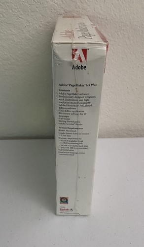 1999 Adobe PageMaker 6.5 Plus Upgrade for Macintosh Business Page Layout New - Picture 2 of 3