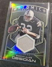2020 Panini Obsidian Atomic Material Marcus Allen HOF 12/25